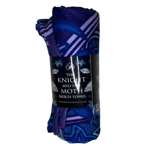 FairyLoot The Knight and the Moth Beach Towel - Rachel Gillig June 2025 - Picture 1 of 7